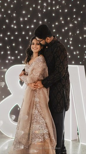 Sneha and Manu’s sangeet night was a joyous and vibrant celebration leading up to their wedding. The sangeet night is a traditional pre-wedding event in Indian weddings, filled with music, dance, and merriment. Sneha and Manu,had perform a mesmerizing couple dance that reflected their love and excitement for the upcoming wedding. Throughout the event, family and friends showered Sneha and Manu with well wishes, blessings, and gifts. Bride and groom : @snehaaa13 @manunkumar Outfit: @surabhichopra