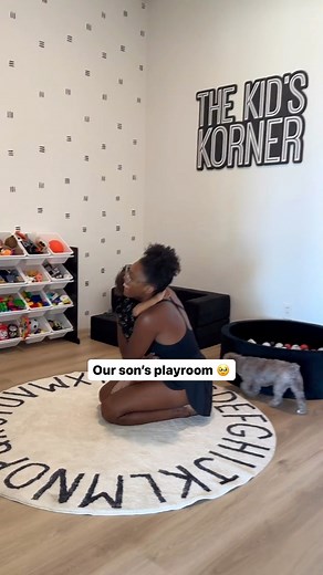 Completing this room feels like a dream come true! This is also the first room we finished in our house 🥹❤️#homedecor #playroom #momanddad #playroomdecor #parents #toddler | Mariyah Gerber