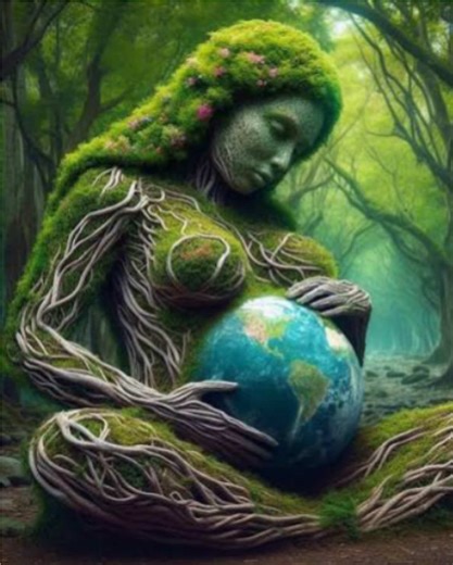 Last summer, My husband and I went to Mt Shasta, a very known Mystical place. we camped for 3 days. We did a meditation for my husband to do some healing and clarity. after his healing, and clarity, he was open enough to connect to the actual Mother Earth. She appeared to him and had a talk with him, she told him “she is hurting, she needs our help, then He was shown everything that bothered her in quick flashes. She continues, what we all do on the regular daily basis really hurts her… my husba