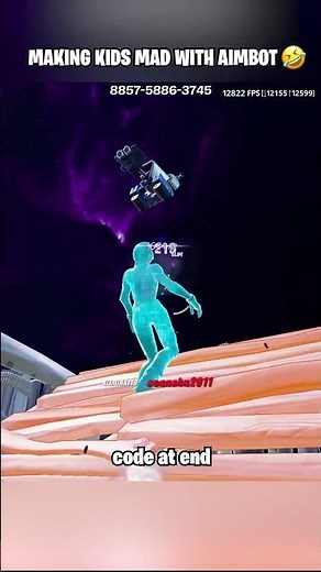 Aimbot map to prank your friends 🤣 Map Code: 8857-5886-3745 #fortnite #fortniteclips #gaming