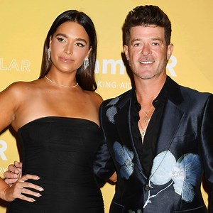 Robin Thicke's Fiancée April Love Geary Fires Back at Haters Who Criticize Her Photos