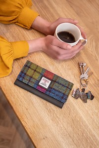 Envelope Purse in Rainbow Harris Tweed. Cloth Wallet for Women , Gift for Her. - Etsy UK