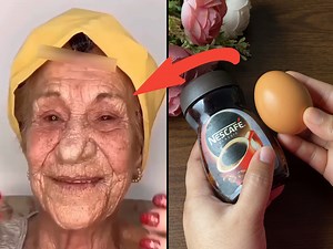 35K views · 194 reactions | Egg and Coffee Erases all Wrinkles Even at 70! Anti Aging Skin Care Recipes! #glowingskin #antiaging | Simple Home Remedies | Facebook