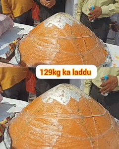 30K views · 1.1K reactions | Maharaja Hari Singh ji kay 129 birthday par 129 killo ka Laddu banaya gya .... | JK DIARY | Facebook