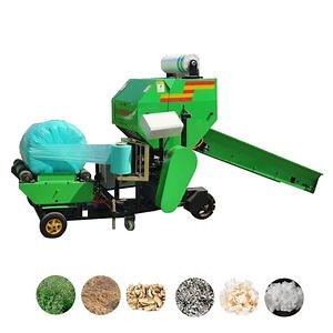 [Hot Item] Stalk Baling Wrapper Machine Round Hay Baler Corn Silage Baler