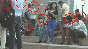 Shocking Harassing Women Experiment In Public - [Please Share for Message] Social Experiment | Jayeshology