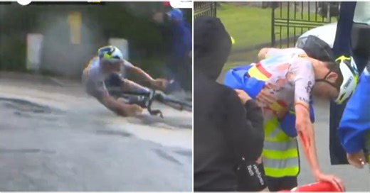 Tour de France : en tête de la course, deux coureurs chutent lourdement lors d’une descente (vidéo)