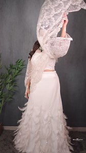 1.5K views · 14 reactions | Radiate charm in this stunning white drape saree, designed for the modern woman who loves tradition with a twist. Ready to own it?  WhatsApp us at +91 99157 91416 to place your order. #WhiteSareeVibes #ModernMeetsTradition #BalbirStoreExclusive #SareeGoals #OrderNow #saree #Drapesaree | Balbir Store | Facebook