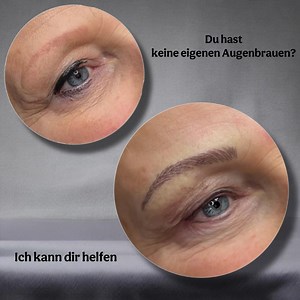 ✨❤️ Permanent Make-up Augenbrauen – Eine unglaubliche Veränderung! ❤️✨ Heute möchte ich euch ein ganz besonderes Vorher-Nachher-Ergebnis zeigen. Meine liebe Kundin hatte keine eigenen Augenbrauenhaare – doch mit viel Liebe und Feingefühl konnte ich ihr mit Permanent Make-up ein neues Strahlen ins Gesicht zaubern. ❤️✨ Das Glück in ihren Augen, als sie sich im Spiegel sah, hat mich so berührt! 🥰 Die neuen Augenbrauen schenken ihr nicht nur mehr Ausdruck, sondern auch ein ganz neues Selbstbewussts