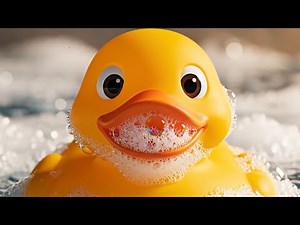 Rubber Ducks Bath Splash: Bubbly Sensory Song for Toddlers I Nursery Rhymes | Colors Song for Babies