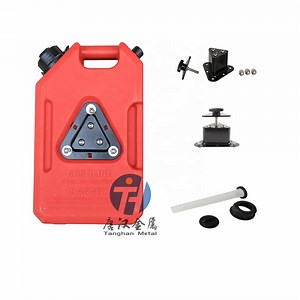 [Hot Item] 5 Gallon/18.9L Plastic Container for Gasoline Emergency Oil Drum Reserve Fuel Tank for Cross-Country Outdoor
