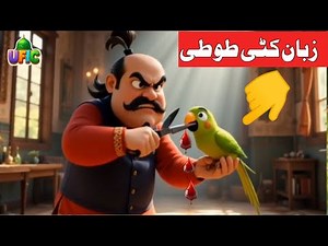 Zuban Kati Toti | زبان کٹی طوطی | Urdu Fairy Tale | Moral Story | Cartoon | 3D Animation