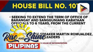 #RiseAndShinePilipinas | Term extension sa barangay at SK officials sa bansa, itinutulak sa Kamara: House Speaker Romualdez, nakilahok sa National Congress 2024 ng Liga ng mga Barangay sa Pilipinas | PTV