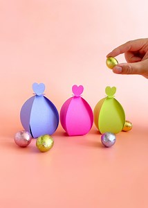 Printable Paper Egg Template - Easy DIY Easter Craft | SVG   PDF | Elegant Sustainable Paper Gift Box Decoration - Etsy