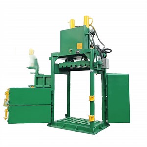 [Hot Item] Vertical Hydraulic Baler for Wheat Hay Straw Packaging