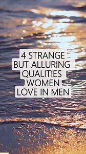 😘😮😍 Did You Know Women Find These 4 Traits Oddly Attractive in Men 😘😮😍 Discover the little-known traits that women find irresistible. Subscribe for more dating and psychology tips that will make you stand out and attract the right attention. Competence at Fixing Things - Whether it's fixing a car, repairing a leaky faucet, or assembling furniture, men who are handy and capable in practical matters can be very attractive. This competence suggests resourcefulness and an ability to handle cha