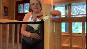 Dog Gates for The House,30" Tall, 44" Wide, Adjustable Wide Pet Gate for Stairs Doorways and Stairways.