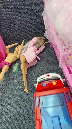 Satisfying with Unboxing spa treatments for princess Barbie Playset Collection ASMR #shorts #barbie