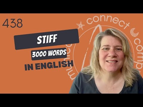 Learn English Vocabulary: “Stiff” -Definitions, Usage, Collocations, and Opposites 438/3000