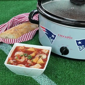 Football season has kicked off! This Seafood Stew is perfect for Homegating and comes together with just a few ingredients. Make it in your team's NFL Crock-Pot® Slow Cooker. Get yours now! | The Crockpot Brand