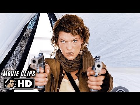 RESIDENT EVIL: EXTINCTION CLIP COMPILATION (2007) Sci-Fi, Milla Jovovich