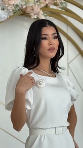 4.7K views · 16 reactions | 懶 Eleganță pură în alb! 懶...