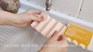 Soap Dish for Shower, Bathroom & Kitchen – Non-Slip, Self-Draining Design to Keep Soap Dry, Extend Soap Life – Easy to Clean, Compact & Durable (Beige, 2 pcs)