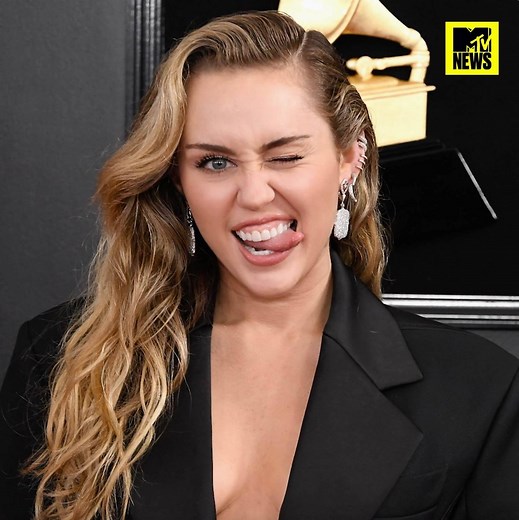 Miley Cyrus is currently only interested in the male form if it's an art piece 🙊 | MTV UK