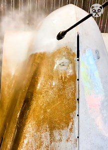 125K views · 64 reactions | Cadillac hood rust removal with a pressure washer Partner: minute_of_dangle | Crafty School | Facebook