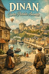 ✨ Plongez dans le passé et redécouvrez la ville de DINAN comme vous ne l’avez jamais vue… À travers l’animation d’anciennes cartes postales, les rues pavées, les remparts et le port reprennent vie sous vos yeux. Un voyage visuel entre histoire et nostalgie pour revivre l’ambiance d’autrefois. 🎬 Une nouvelle manière d’explorer le patrimoine et de redonner vie aux images anciennes. 👉 Dites-moi en commentaire si vous connaissez Dinan ou si vous l’avez déjà visitée ! #dinan #bretagne #cartespostal