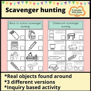Scavenger hunting activity
