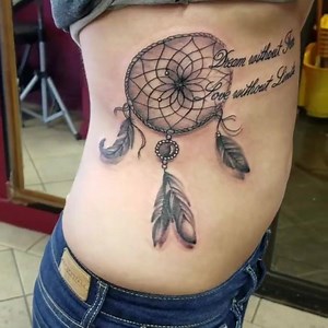 Cool dream catcher by Leo | Bad Donkey Tattoo Co.