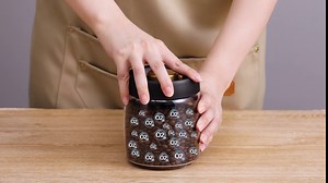 Airtight Coffee Canister,Vacuum Coffee Container 27OZ, Kitchen Food Storage Containers and Organizer, Plastic Jar for Beans, Grounds, Tea, Sugar