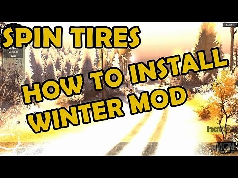Spin Tires|How to install winter mod (Tutorial)