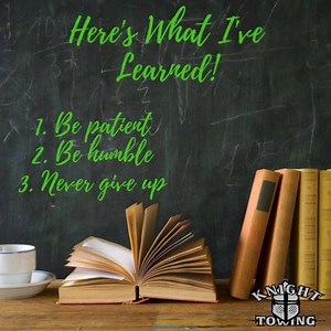 #ThingsIveLearned | Knight Towing | Facebook