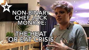 Non-binary chef Jack Monroe is working in partnership with npower to highlight the 'heat or eat' crisis | Gay Star News