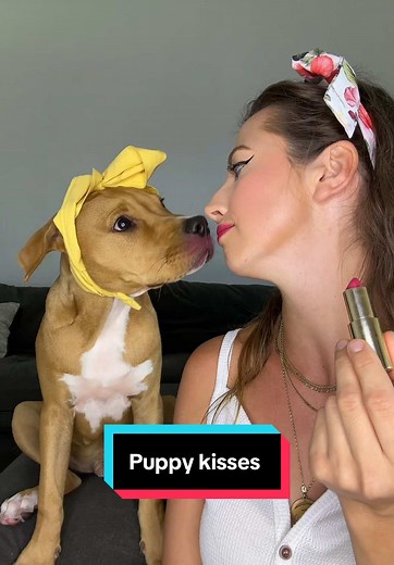 Amor y besos de cachorros: pura felicidad