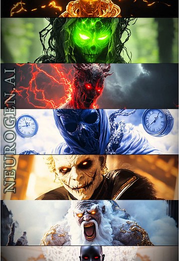 @NeuroGEN.AI Кто такие 7 змертных грехов??? #ai #midjourney #klingai #mortalsin #deadlysins