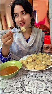 This is my first time making momos 🥰🤨