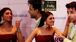 Fun Chat With Mohena Kumari & Rishi Dev| YRKKH| Indian Telly Awards 2019 #IndianTellyAwards2019 #MohenaKumari #TellyReporter | Telly Reporter