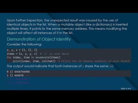 Understanding Identical Data Behavior in Python: How to Properly Assign Unique IDs