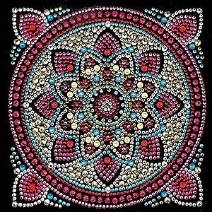 Crystal Art Diamond Painting Card Kit - Mandala- Create Your Own 7"x7" Card Kit - for Ages 8 and up