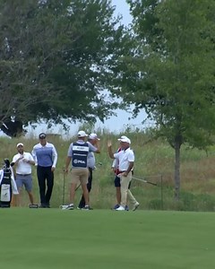 🚨An ACE for Corey Pavin!🚨 4 iron, 183 yards on the 4th hole. | Senior PGA Championship