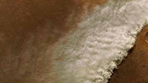 Planet Mars: Dust Storm Detected | European Space Agency Mars Express FriendsofNASA.org: With its High Resolution Stereo Camera (HRSC), the European Space Agency's Mars Express orbiter captured a Martian dust storm. Mars Express is celebrating over 21 years at Mars! The Mars Express mission was launched on June 2, 2003, from Baikonur, Kazakhstan, on board a Russian Soyuz rocket with a Fregat upper stage. In addition to being Europe’s first mission to Mars, Mars Express is the first fully Europea