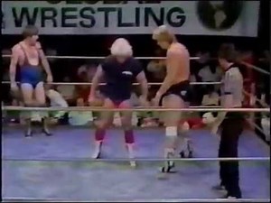 Ric Flair vs Barry Windham Amateur Wrestling Exhibition - CWF