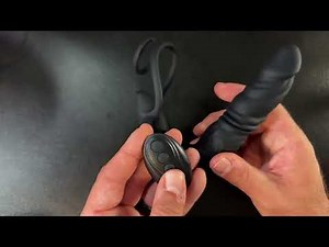 Thrusting Prostate Massager with Dual Rings & App Control