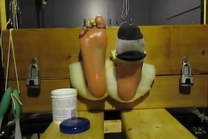 Ticklish Young Asian Jock Has Toes Immobilized and Tickled to (18+)