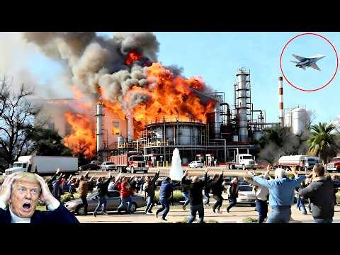 Today, May 29, 2026! The largest US oil base was destroyed by a Russian SU-57.