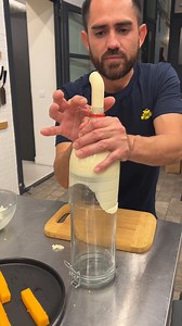 Bacon & Cheddar Sticks! Deep-fried deliciousness 😘🍟 | Chefclub GruB