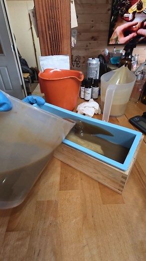 This week has been super busy trying to get items restocked. Made lotions, salves and now soaps. This one is a best seller so need to keep it in stock... #akhippiechick #alaskahippiechick #soapcrafting #soapmaking #soapmakersofinstagram #naturalskincareproducts | Alaska Hippie Chick